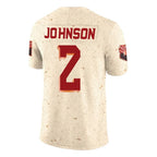 Johmsee A.Cardinals #2 Will Johnson Player Cream Rivalries Collection Vapor Limited Home Game Stitched Jerseys