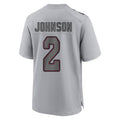 Johmsee A.Cardinals #2 Will Johnson Player Gray Fashion Home Game Stitched Jerseys