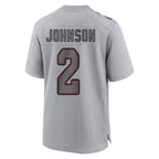 Johmsee A.Cardinals #2 Will Johnson Player Gray Fashion Home Game Stitched Jerseys