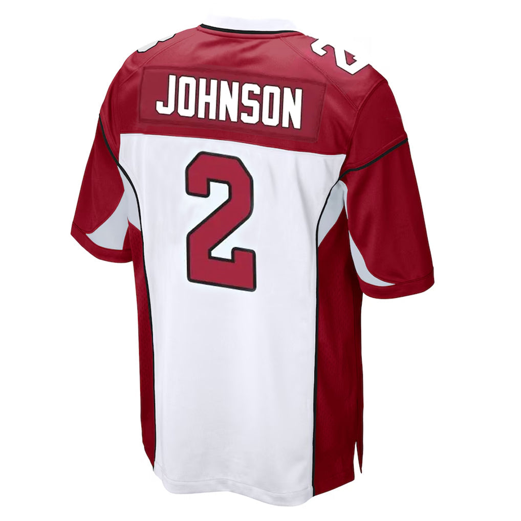 Johmsee A.Cardinals #2 Will Johnson Player White Cardinal Home Game Stitched Jerseys