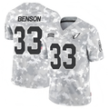 Johmsee A.Cardinals #33 Trey Benson Player Camo Salute to Service Limited Stitched Jerseys