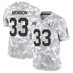 Johmsee A.Cardinals #33 Trey Benson Player Camo Salute to Service Limited Stitched Jerseys
