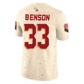 Johmsee A.Cardinals #33 Trey Benson Player Cream Rivalries Collection Vapor Limited Home Game Stitched Jerseys