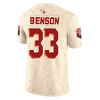 Johmsee A.Cardinals #33 Trey Benson Player Cream Rivalries Collection Vapor Limited Home Game Stitched Jerseys