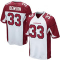 Johmsee A.Cardinals #33 Trey Benson Player White Home Game Stitched Jerseys
