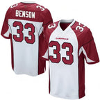 Johmsee A.Cardinals #33 Trey Benson Player White Home Game Stitched Jerseys