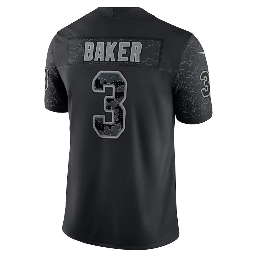 Johmsee A.Cardinals #3 Budda Baker Player Black RFLCTV Limited Stitched  Jerseys
