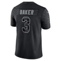Johmsee A.Cardinals #3 Budda Baker Player Black RFLCTV Limited Stitched  Jerseys