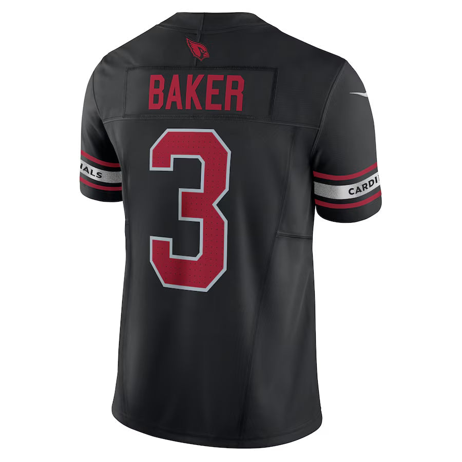 Johmsee A.Cardinals #3 Budda Baker Player Black Vapor F.U.S.E. Limited Stitched  Jerseys