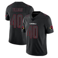 Johmsee A.Cardinals #40 Pat Tillman Player Black Impact Limited Home Game Stitched Jerseys