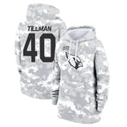 Johmsee A.Cardinals #40 Pat Tillman Player Arctic Camo Salute to Service Limited Hoodie Stitched Jerseys