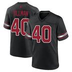 Johmsee A.Cardinals #40 Pat Tillman Player Black Game Stitched Jerseys