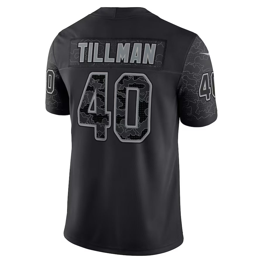 Johmsee A.Cardinals #40 Pat Tillman Player Black RFLCTV Limited Stitched Jerseys