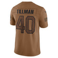 Johmsee A.Cardinals #40 Pat Tillman Player Brown Salute To Service Limited Stitched Jerseys