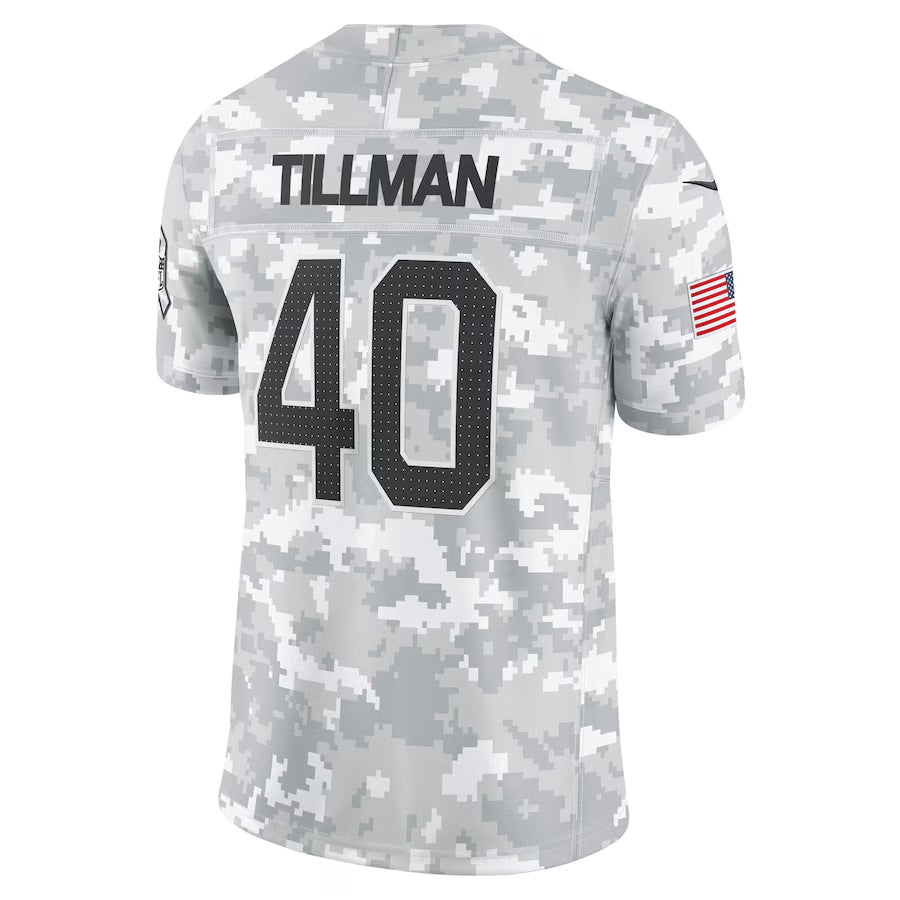 Johmsee A.Cardinals #40 Pat Tillman Player Camo Salute to Service Limited Stitched Jerseys