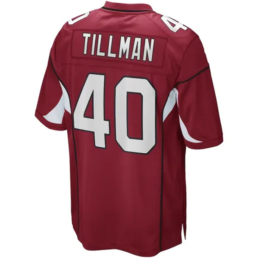 Johmsee A.Cardinals #40 Pat Tillman Player Cardinal Game Stitched Jerseys