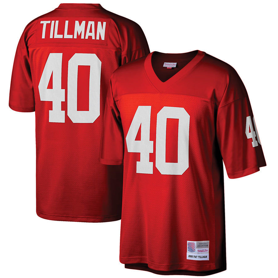 Johmsee A.Cardinals #40 Pat Tillman Player Mitchell & Ness Cardinal Legacy Replica Stitched Jerseys