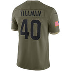 Johmsee A.Cardinals #40 Pat Tillman Player Olive Salute to Service Limited Stitched Jerseys