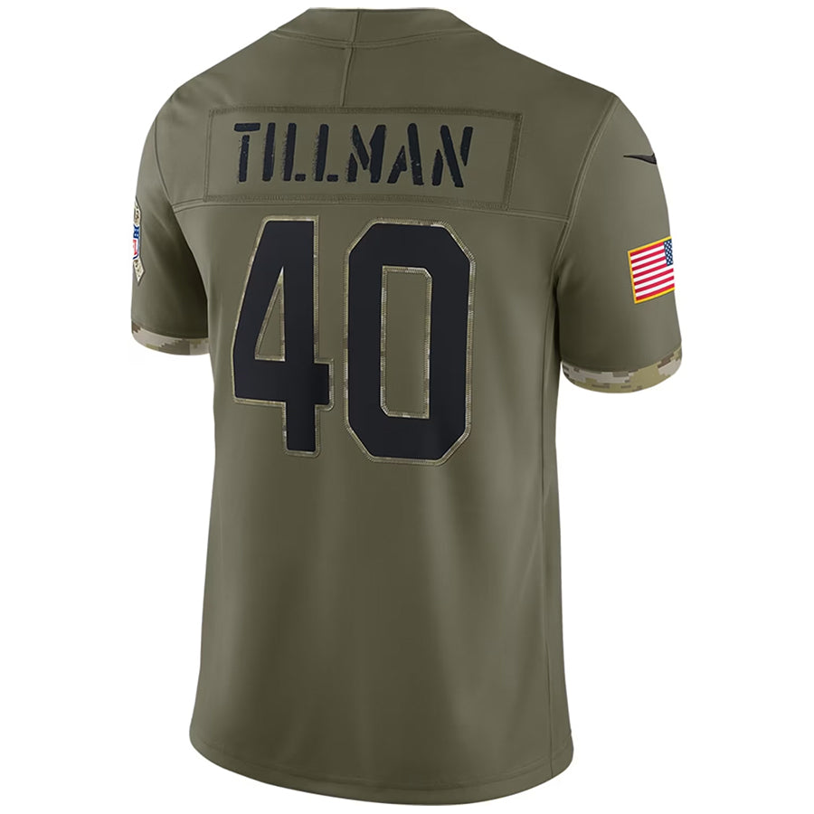 Johmsee A.Cardinals #40 Pat Tillman Player Olive Salute to Service Limited Stitched Jerseys