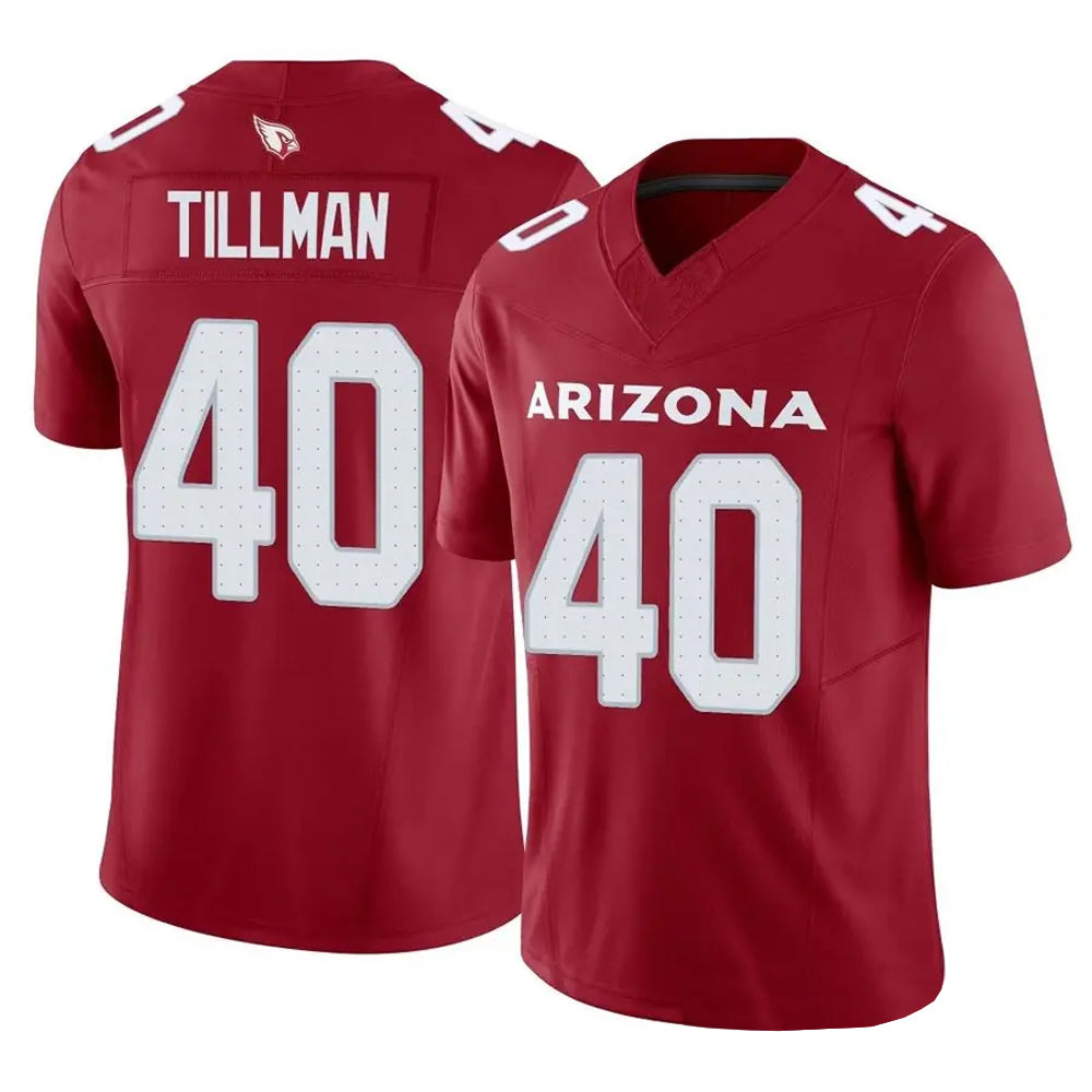 Johmsee A.Cardinals #40 Pat Tillman Player Red Vapor F.U.S.E. Limited Stitched Jerseys