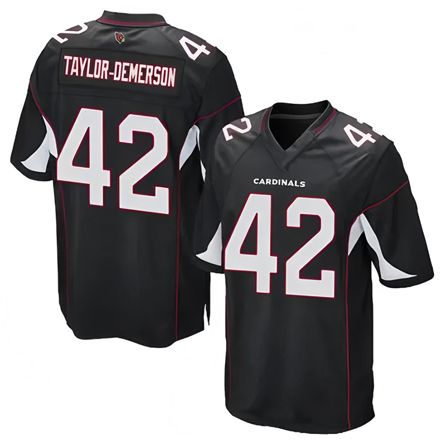 Johmsee A.Cardinals #42 Dadrion Taylor-Demerson Player Black Game Stitched Jerseys