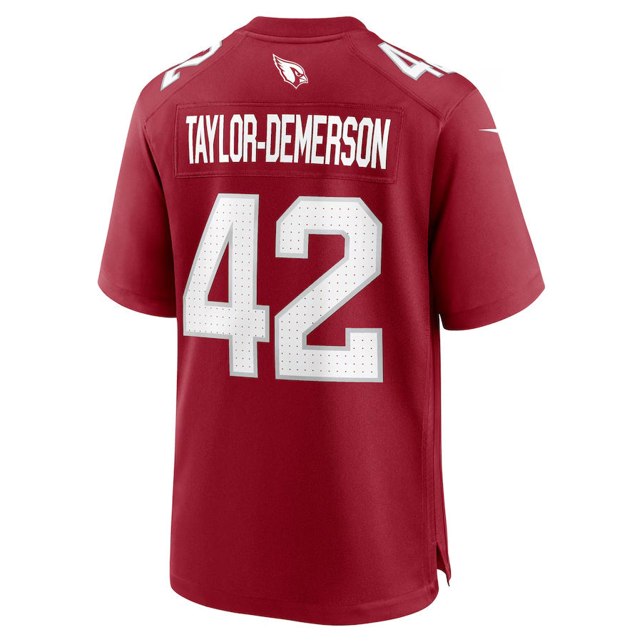 Johmsee A.Cardinals #42 Dadrion Taylor-Demerson Player Cardinal Home Game Stitched Jerseys