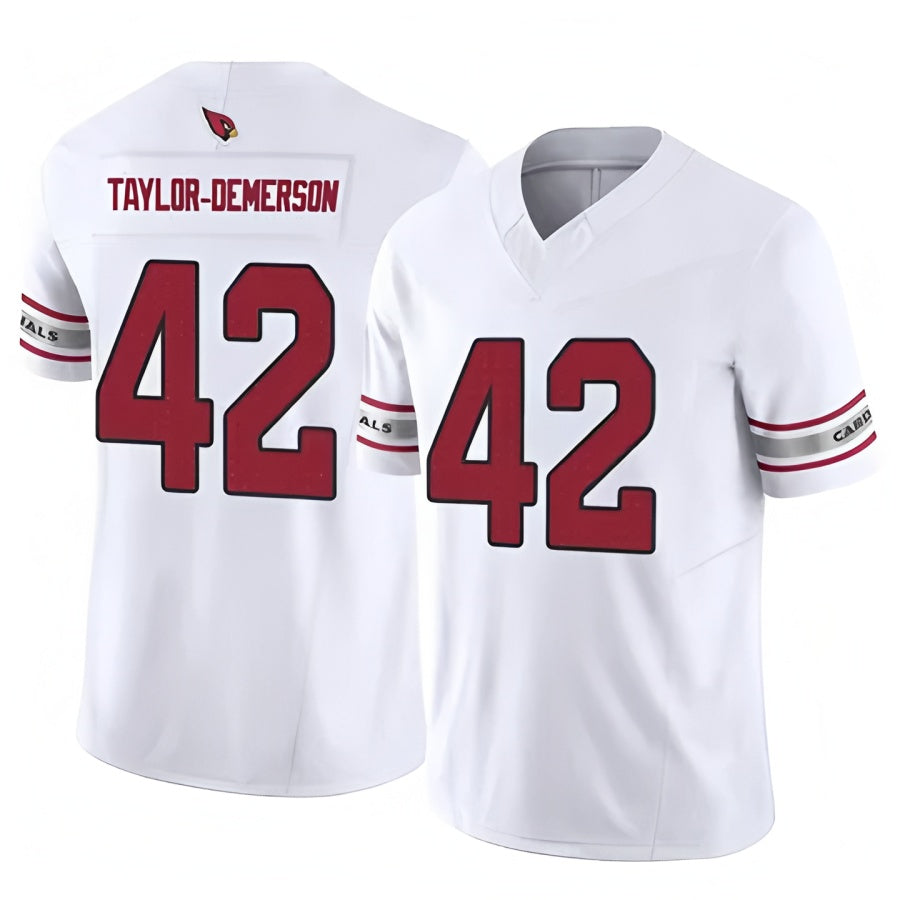 Johmsee A.Cardinals #42 Dadrion Taylor-Demerson Player White Limited Stitched Jerseys
