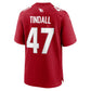 A.Cardinals #47 Channing Tindall Cardinal Team Game Jersey Stitched American Football Jerseys