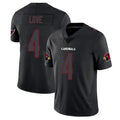 Johmsee A.Cardinals #4 Jeremiyah Love Player Black Impact Limited Home Game Stitched Jerseys