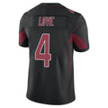 Johmsee A.Cardinals #4 Jeremiyah Love Player Black Limited Elite Home Game Stitched Jerseys