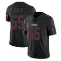 Johmsee A.Cardinals #55 Dante Stills Player Black Impact Limited Home Game Stitched Jerseys