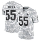 Johmsee A.Cardinals #55 Dante Stills Player Camo Salute to Service Limited Home Stitched Jerseys