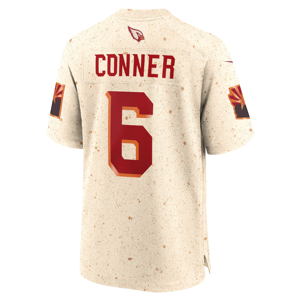 Johmsee A.Cardinals #6 James Conner Natural 2025 Rivalries Collection Game Stitched Jerseys