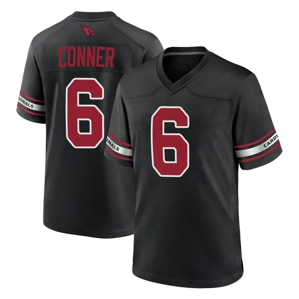 Johmsee A.Cardinals #6 James Conner Player Black Alternate Game Stitched Jerseys