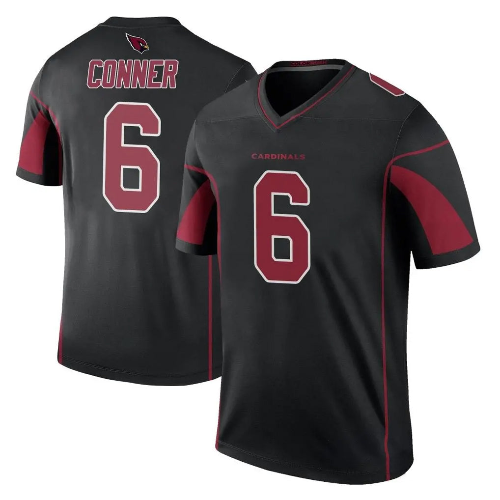 Johmsee A.Cardinals #6 James Conner Player Black Color Rush Vapor Limited Untouchable Stitched Jerseys