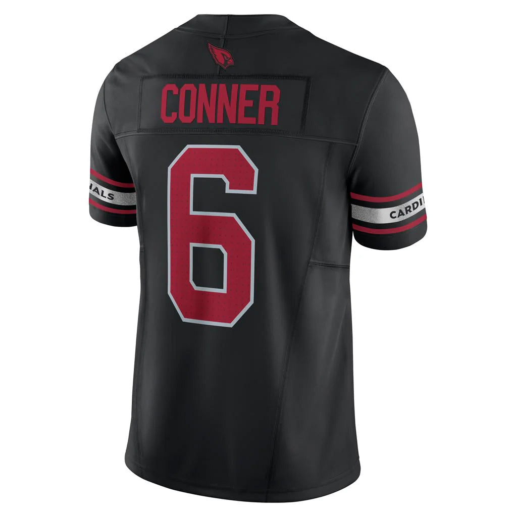 Johmsee A.Cardinals #6 James Conner Player Black Vapor F.U.S.E. Limited Stitched Jerseys