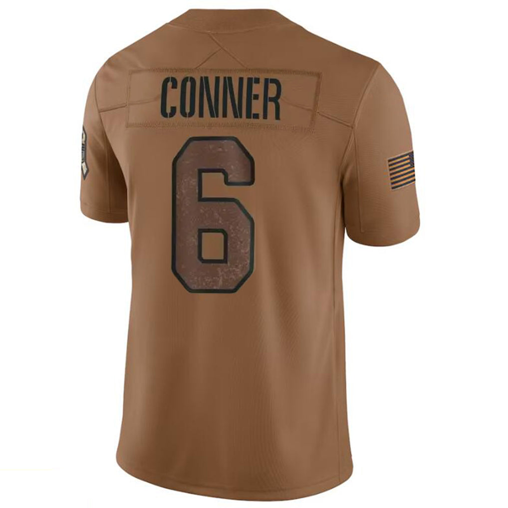 Johmsee A.Cardinals #6 James Conner Player Brown Limited Salute To Service Game Stitched Jerseys