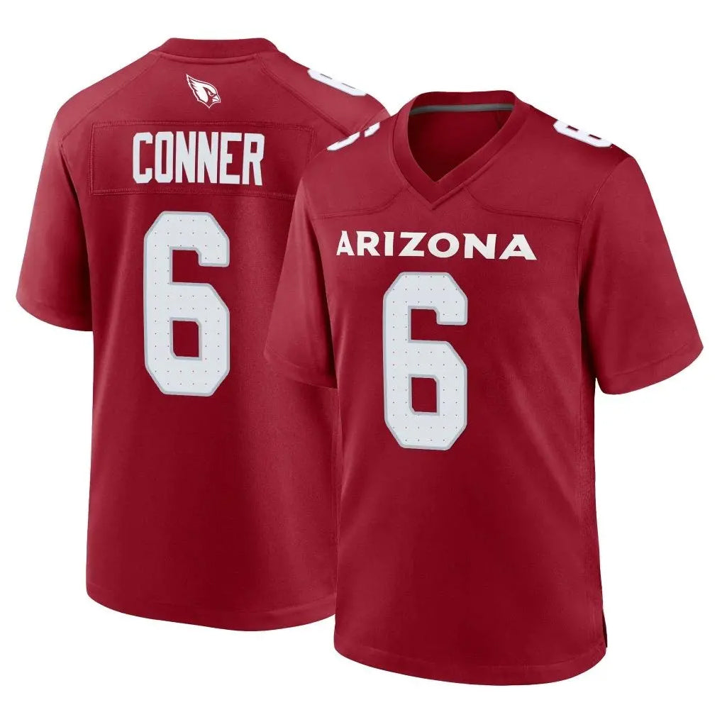 Johmsee A.Cardinals #6 James Conner Player Cardinal Limited Home Game Stitched Jerseys