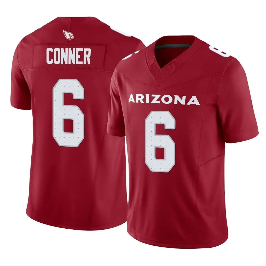 Johmsee A.Cardinals #6 James Conner Player Cardinal Vapor F.U.S.E. Limited Home Game Stitched Jerseys