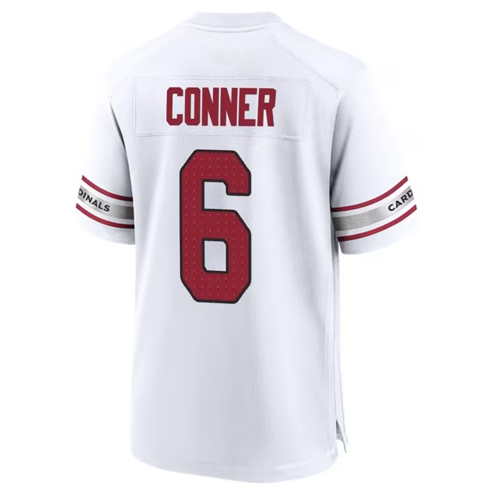 Johmsee A.Cardinals #6 James Conner Player White Home Game Stitched Jerseys