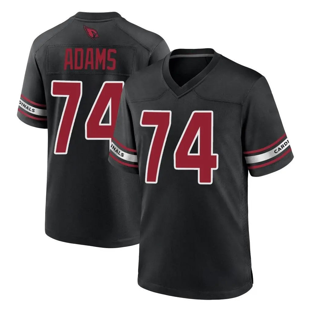 Johmsee A.Cardinals #74 Isaiah Adams Player Black Alternate Game Stitched Jerseys