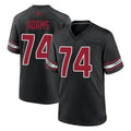Johmsee A.Cardinals #74 Isaiah Adams Player Black Alternate Game Stitched Jerseys
