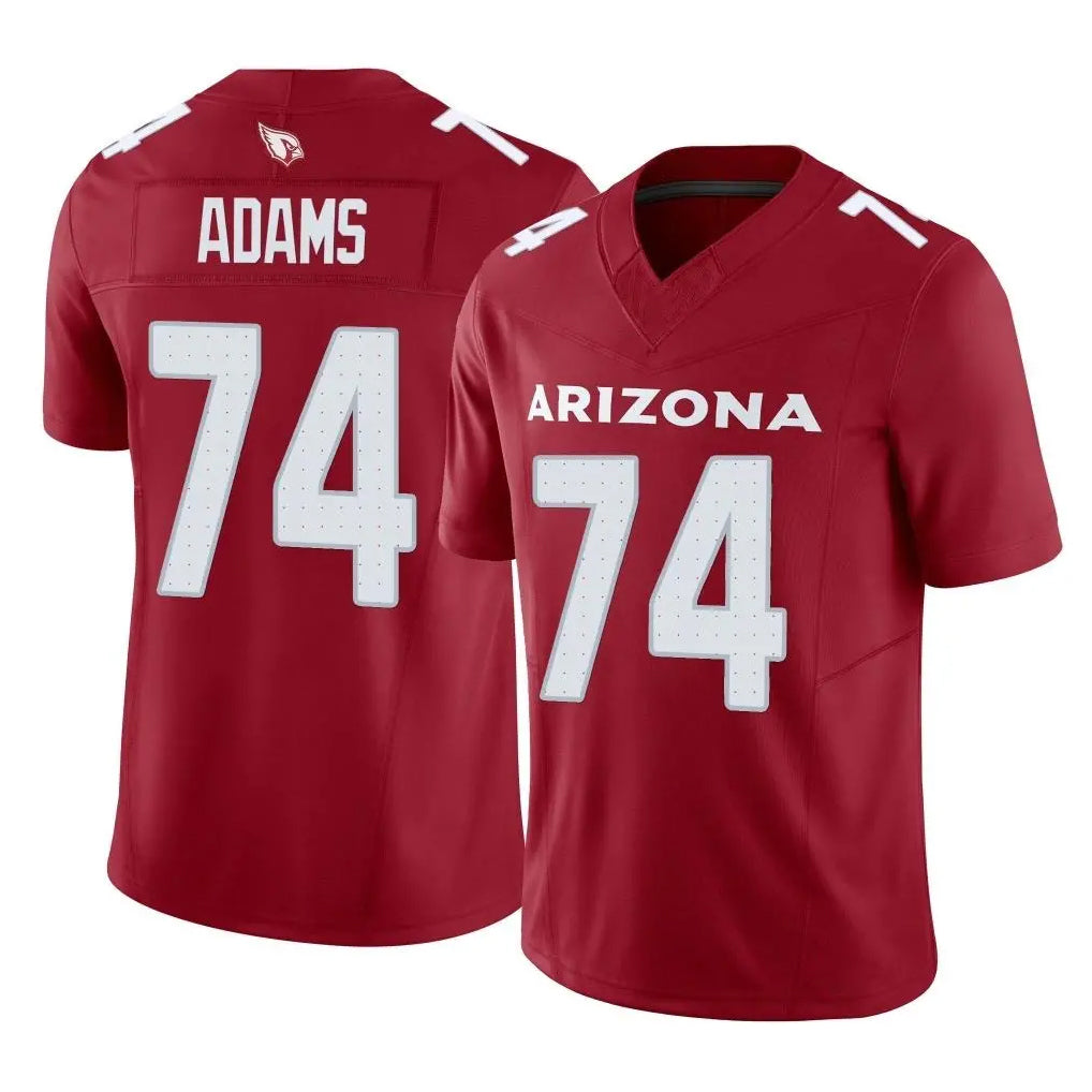 Johmsee A.Cardinals #74 Isaiah Adams Player Cardinal Vapor F.U.S.E. Limited Home Game Stitched Jerseys