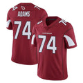 Johmsee A.Cardinals #74 Isaiah Adams Player Cardinal Vapor Limited Home Game  Stitched Jerseys