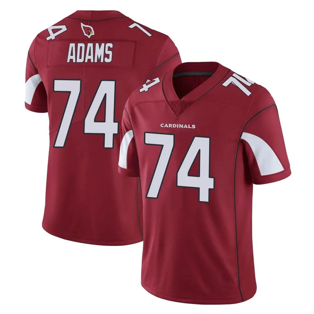 Johmsee A.Cardinals #74 Isaiah Adams Player Cardinal Vapor Limited Home Game  Stitched Jerseys