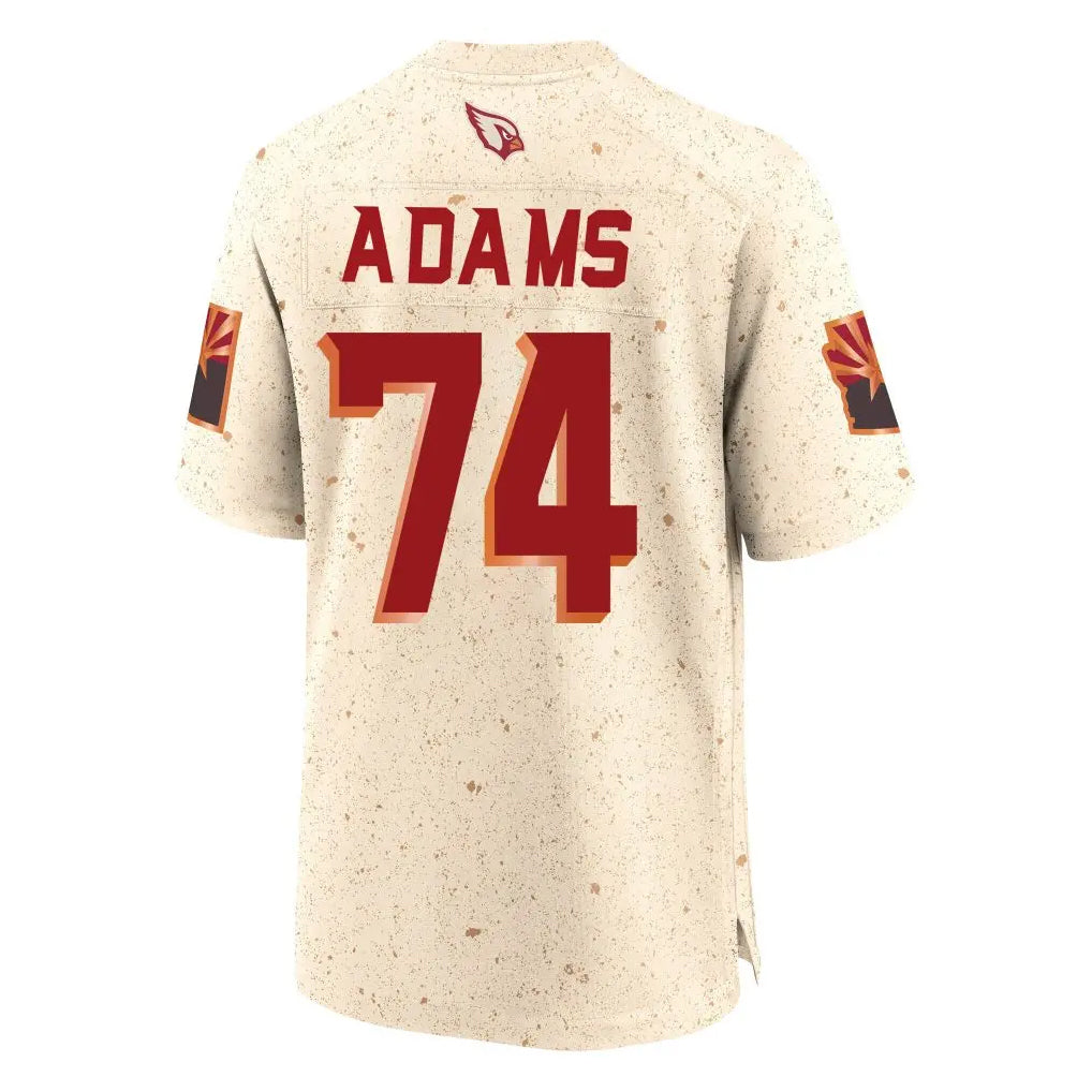 Johmsee A.Cardinals #74 Isaiah Adams Player Cream Rivalries Collection Game Stitched Jerseys