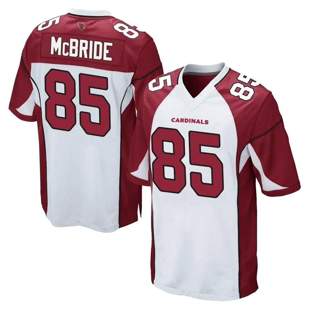 Johmsee A.Cardinals #85 Trey McBride Player White Cardinal Home Game Stitched Jerseys