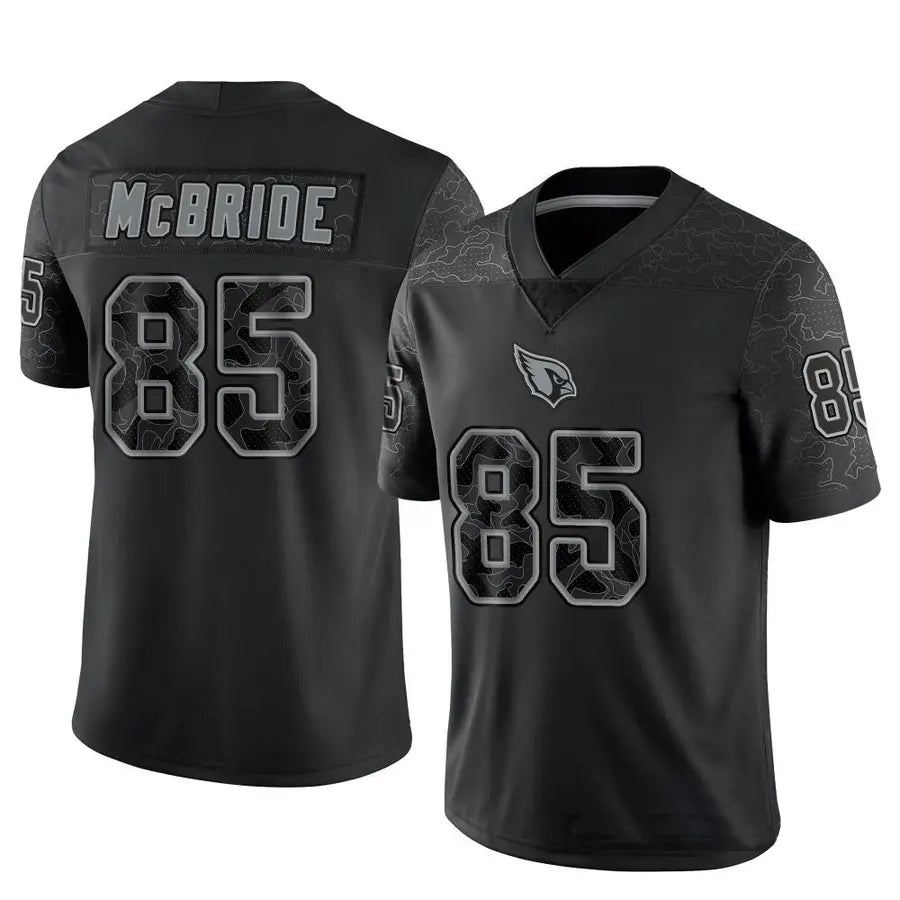 Johmsee A.Cardinals #85 Trey McBride Player Black RFLCTV Limited Stitched Jerseys
