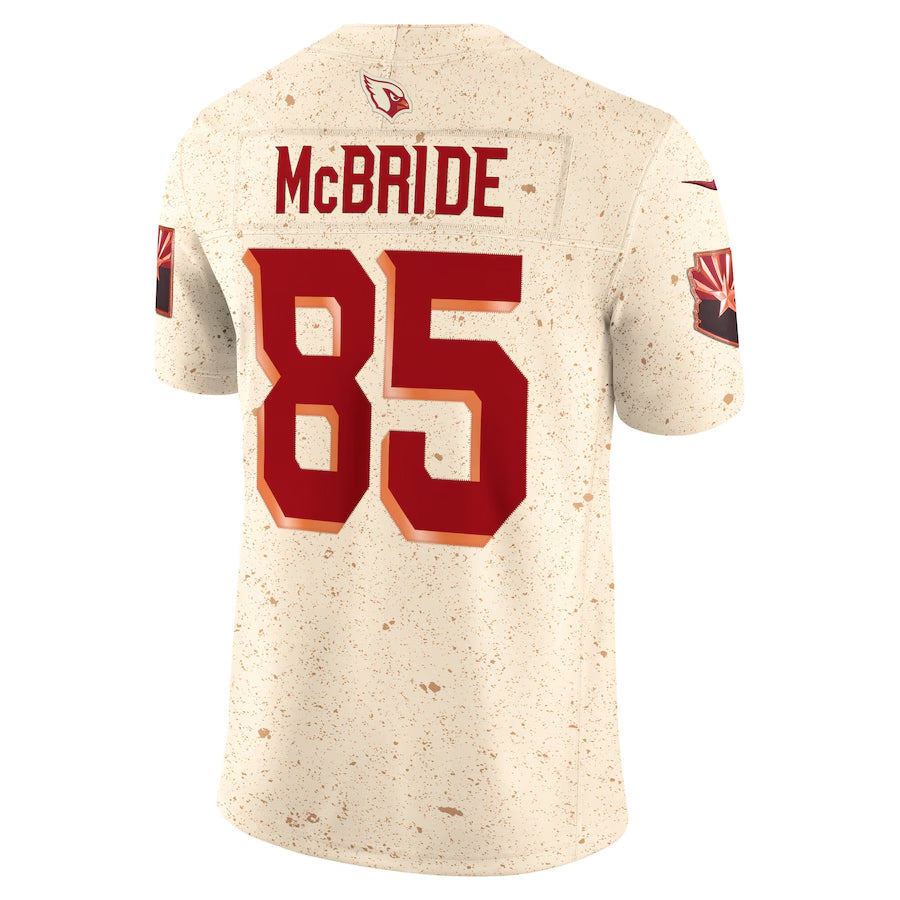Johmsee A.Cardinals #85 Trey McBride Player Rivalries Collection Vapor Limited Stitched Jerseys