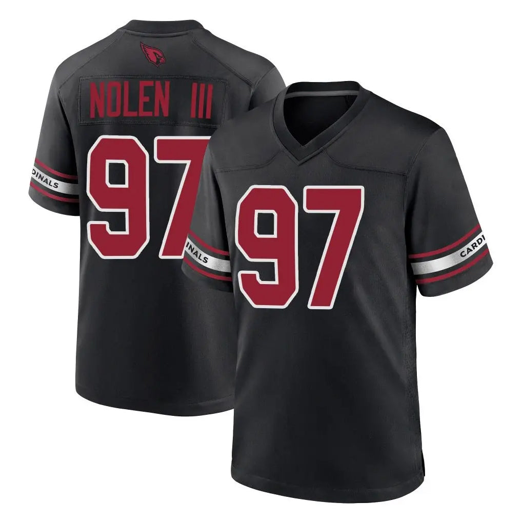 Johmsee A.Cardinals #97 Walter Nolen III Player Black Alternate Game Stitched Jerseys